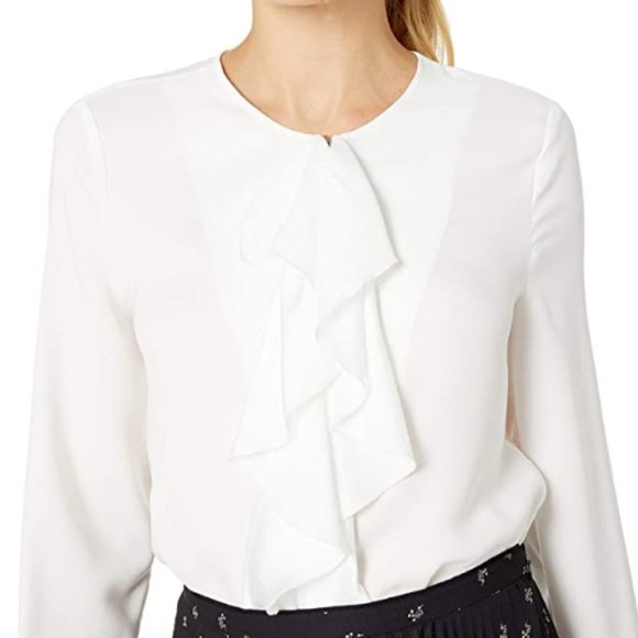 Bailey 44 Women's Bailey44 Davis Zip Ruffle Blouse - Picture 2 of 3